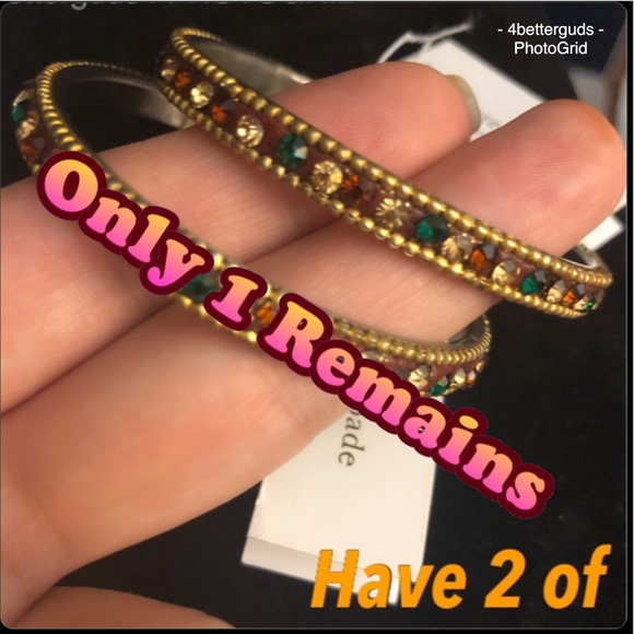 RARE Kate Spade Gold Gems Cubic Zirconia Elegant Edge Bangle Bracelet Petite New - Picture 16 of 16